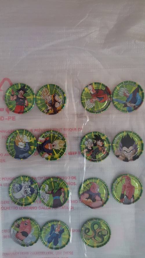 DRAGONBALL Z TAZOS METAL TAZOS FULL COLLECTION
