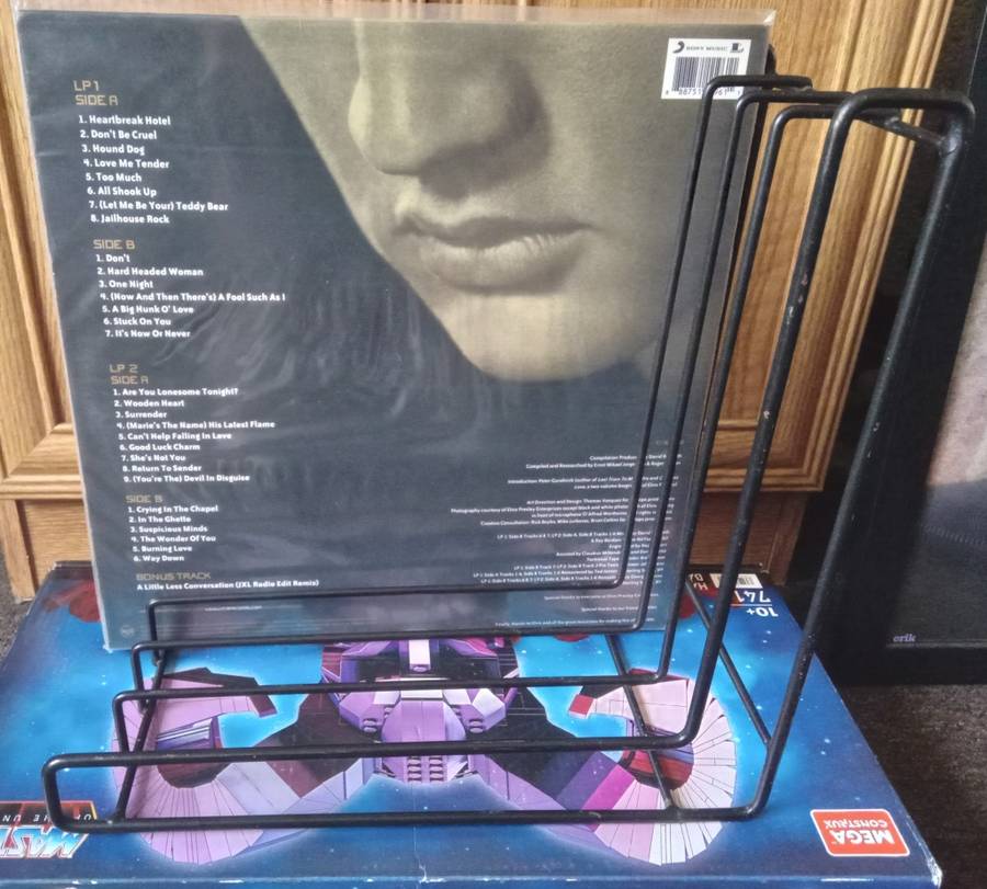 Vinyl Record Storage Rack Album Display Rack