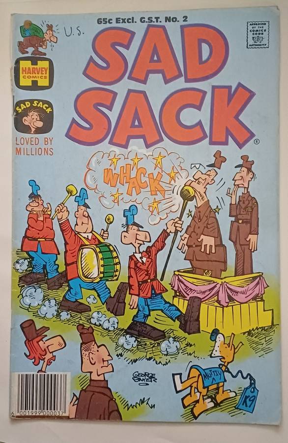 HARVEY COMICS - SAD SACK NO 2