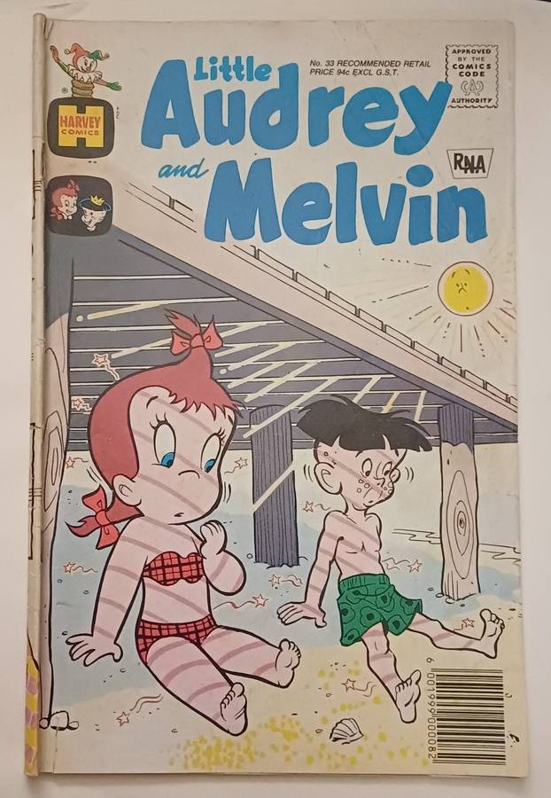 HARVEY COMICS - LITTLE AUDREY AND MELVIN NO 33