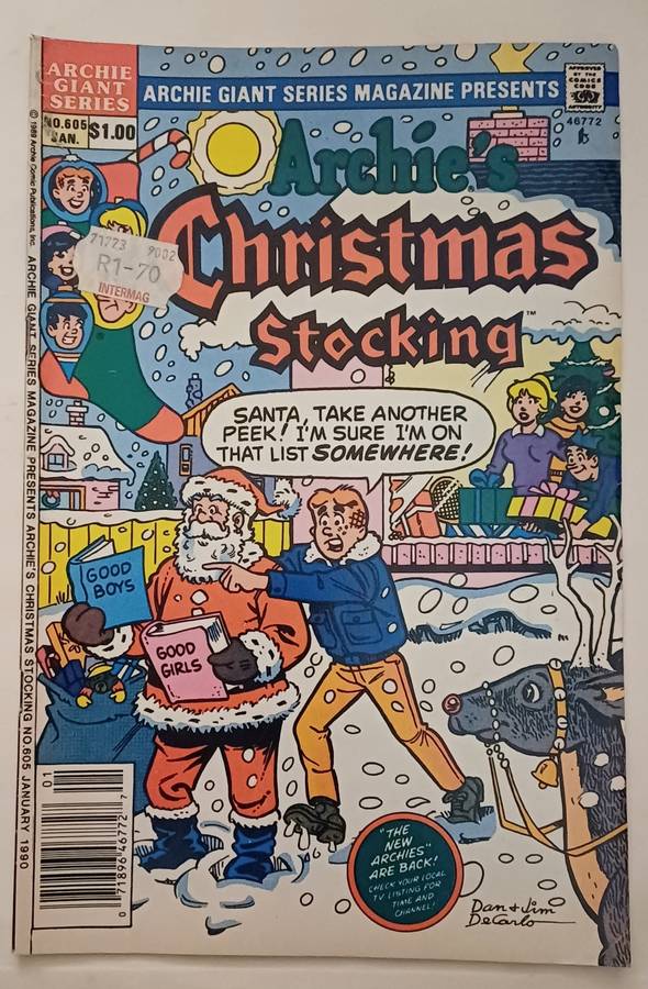 ARCHIE - ARCHIE CHRISTMAS STOCKING NO 605