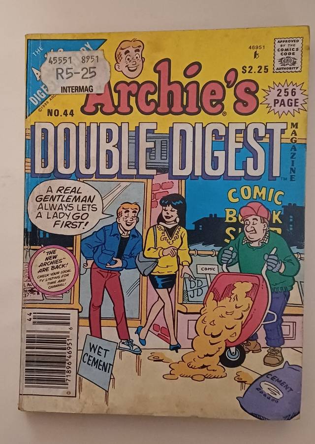 ARCHIE DIGEST LIBRARY - ARCHIE DOUBLE DIGEST NO 44