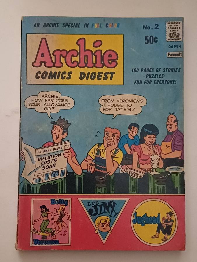 ARCHIE DIGEST LIBRARY - ARCHIE NO 2