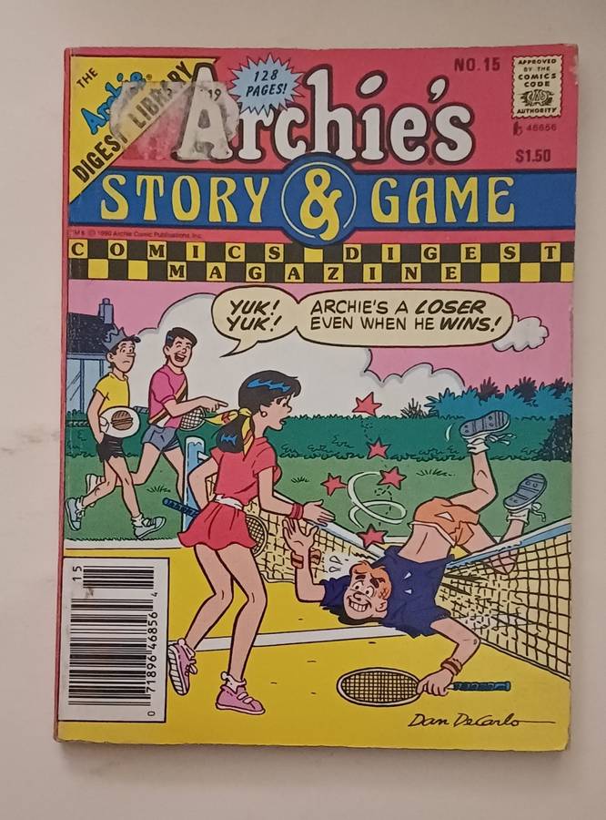 ARCHIE DIGEST LIBRARY - ARCHIE STORY & GAME NO 15