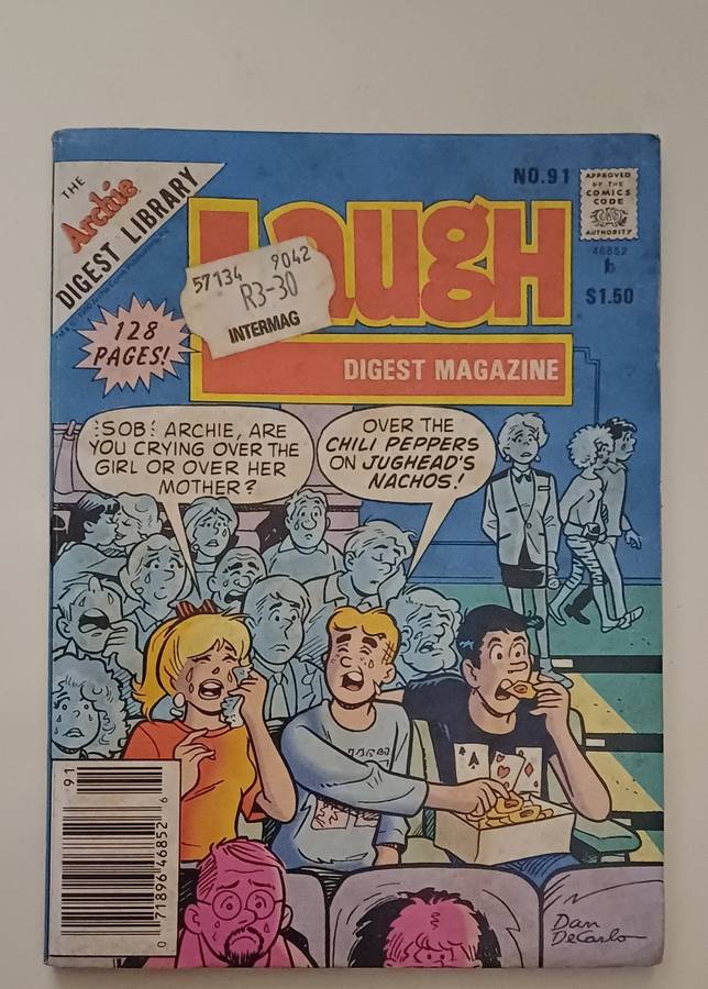 ARCHIE DIGEST MAGAZINE - LAUGH NO 91