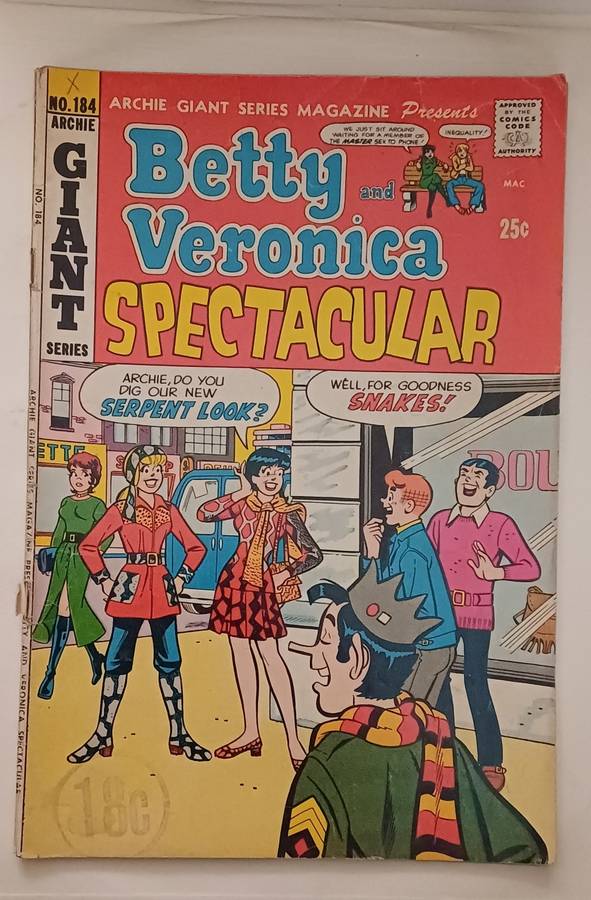 ARCHIE GIANT SERIES - BETTY VERONICA SPECTACULAR 184