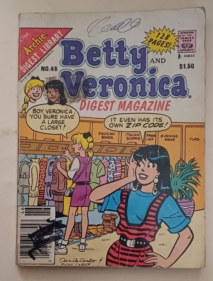 ARCHIE DIGEST LIBRARY - BETTY AND VERONICA NO 46