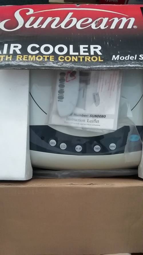 Sunbeam AIR COOLER - Excellent in ORIGINAL BOX