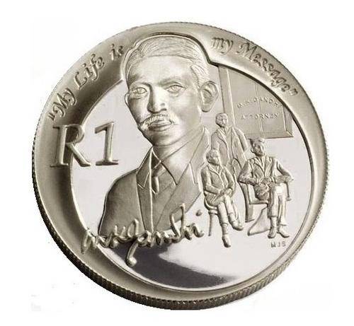 2008 Protea Mahatma Gandhi Silver R1 Proof *** Still Sealed *** Mintage: 4818 *** 5 Available