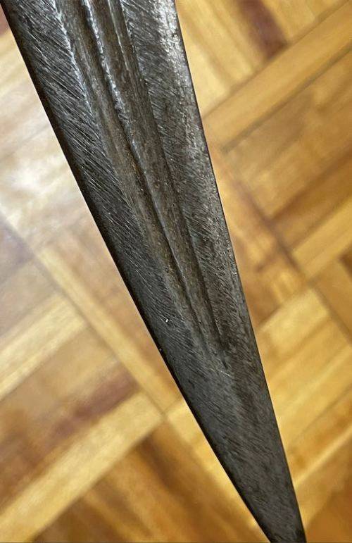 ETHIOPIAN SHOTEL | SWORD COMES WITH WOOD GRIP and LEATHER SCABBARD | FOR ...... ONLY!