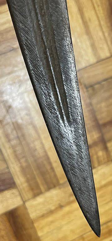 ETHIOPIAN SHOTEL | SWORD COMES WITH WOOD GRIP and LEATHER SCABBARD | FOR ...... ONLY!