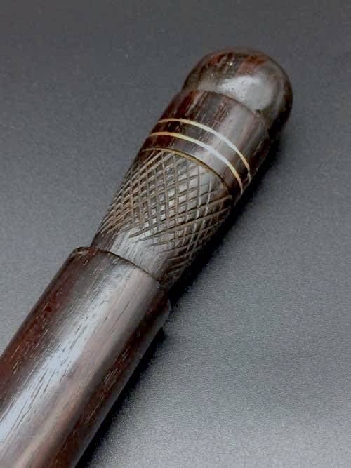 East African | Maasai Tribe`s | Vintage Carved Ebony Wooden Hidden Dagger