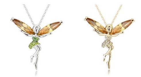 Crystal Angel Pendant Made With Swarovski Elements