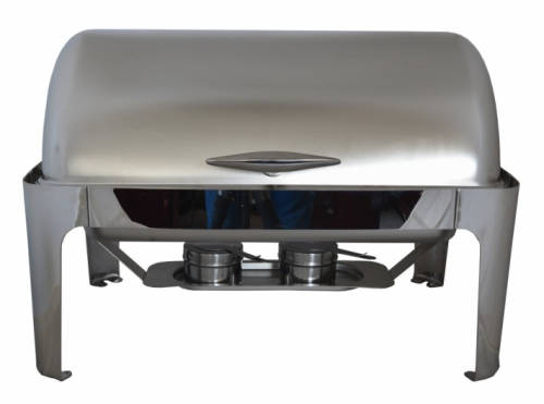 Restaurant Chafing Dish Polished Stainless Steel Supplied with water pan, food pan, cover