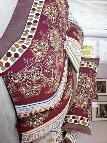 6 piece Queen SIZE SOFT COTTON DUVET COVER SET