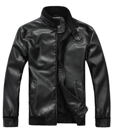 2012 Leather coat man's leather jacket