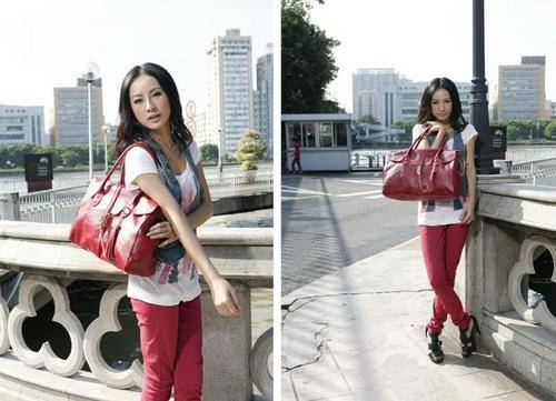 NUCELLE  elegance series  cow  leather  handbangs