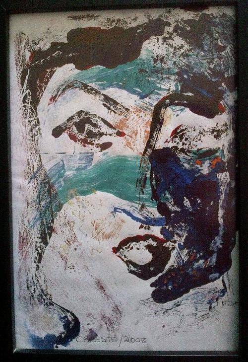 *MONOTYPE 2 THE DREAM* AN ORIGINAL PAINTING BY OVERBERG ARTIST CELESTE FOURIE-WIID