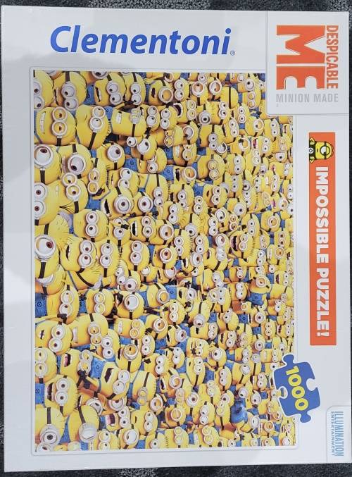 Clementoni Despicable Me Minions 1000 Piece Impossible Puzzle
