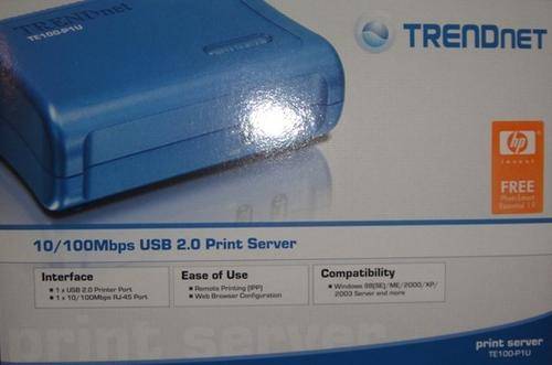 TRENDnet 10/100 Mbps USB 2.0 Print Server (TE100-P1U)