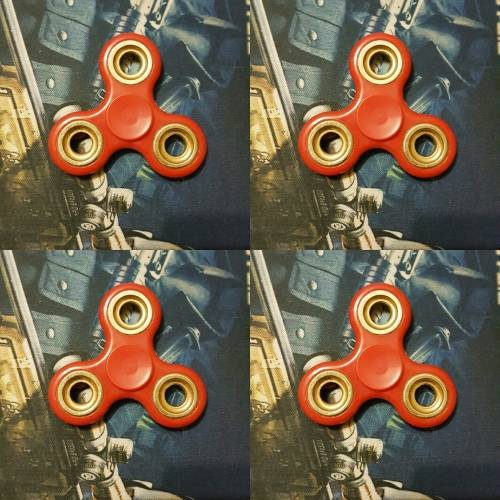 FIDGET SPINNER - RED GOLD METAL (LOCAL STOCK)*CHEAPEST SHIPMENT OUT OF ALL SELLERS*