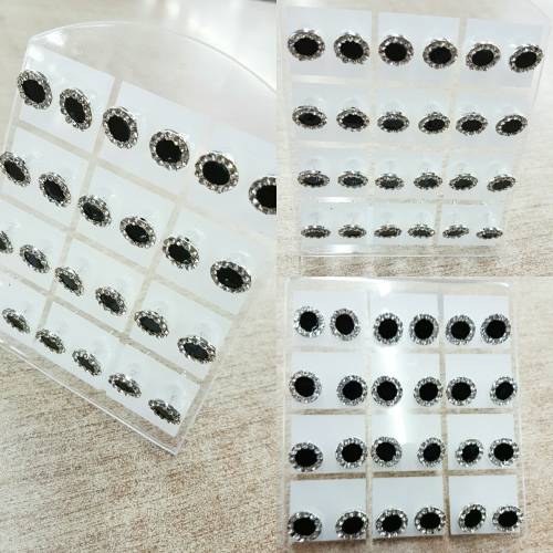 STUD EARRINGS-SPARKLING ZIRCON DIAMONDS*12 PAIRS*/15 DESIGNS TO CHOOSE FROM