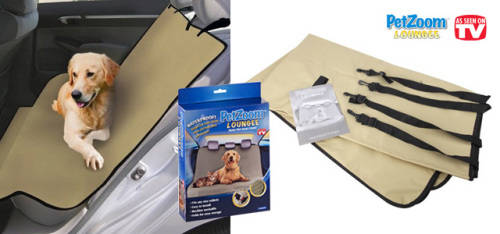 Petzoom Loungee Auto Pet Seat Cover Waterproof as Seen on TV / 2 FOR R199 *BARGAIN SALE*