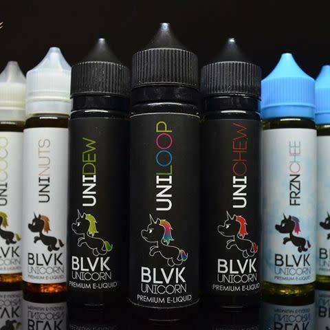 BLVK UNICORN 60ML 3mg / VAPE JUICE / 6 BOTTLES FOR R300 * BARGAIN SALE*