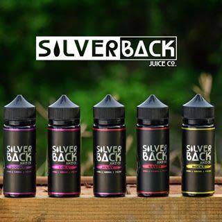 SILVERBACK JUICE CO - 120MLS 3MG E-LIQUID / E-JUICE / VAPE JUICE / 4 BOTTLES FOR R450