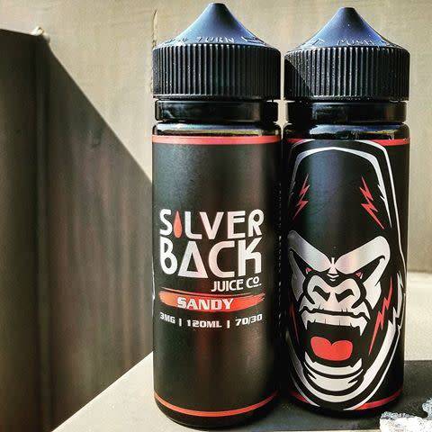 SILVERBACK JUICE CO - 120MLS 3MG E-LIQUID / E-JUICE / VAPE JUICE / 4 BOTTLES FOR R450