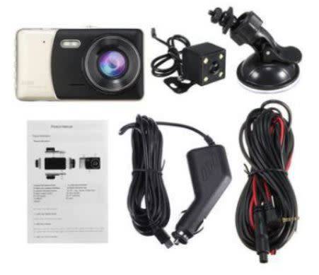 Dash Cam with Wide Angle and Dual Camera Reversing Recorder Car DVR