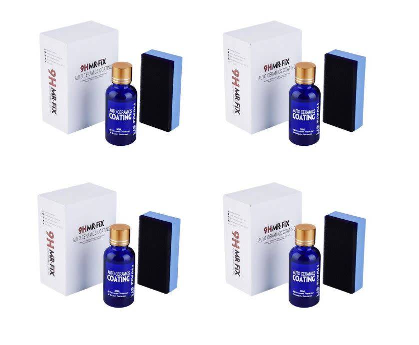 9H Super Hydrophobic Car Ceramic Coating Set -4 Pack