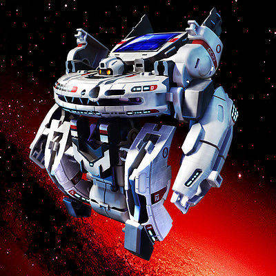 DIY Solar Rechargeable Space Fleet Kit 7 in 1 Solar Robot Kit Educational Toys