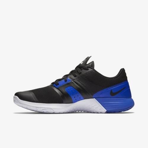 Original Mens NIKE Black And Blue FS Lite Trainer 3 Training Shoes - 807113-005 UK Size 8.5