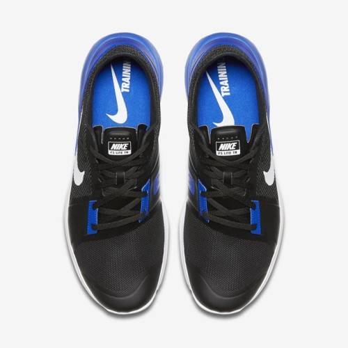 Original Mens NIKE Black And Blue FS Lite Trainer 3 Training Shoes - 807113-005 UK 9 (SA 9)