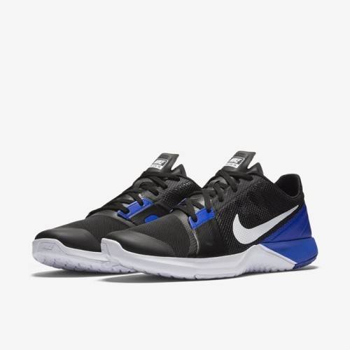 Original Mens NIKE Black And Blue FS Lite Trainer 3 Training Shoes - 807113-005 UK 9 (SA 9)