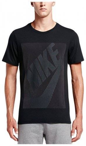 Original Mens Nike TRI-BLEND Mens Color Shift Futura Black T-Shirt Medium 805027-010