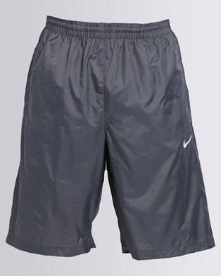 Original Mens Nike EM WOVEN SHORTS GREY 941909 013 - Size Medium