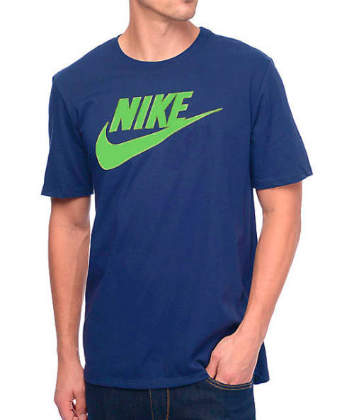 Original Mens Nike 100% Cotton T Shirt With Nike Logo 696707 423 Size Large