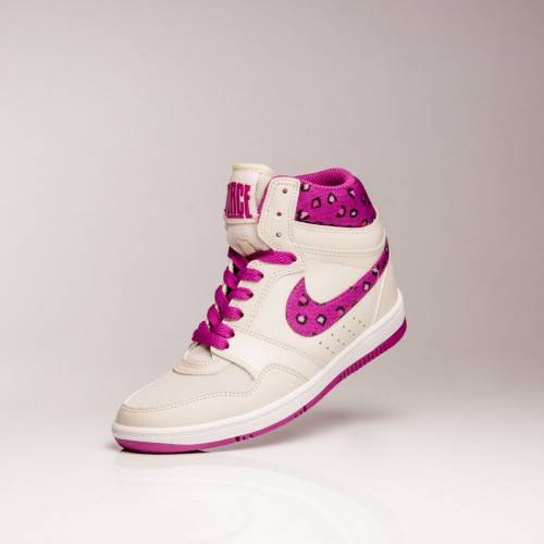 Original Women's NIKE Force Sky High Print Boots 705148 005 - UK Size 9