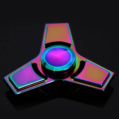 Fidget Spinner Toy Ultra Durable Stainless Steel Bearing High Speed Rainbow High Quality