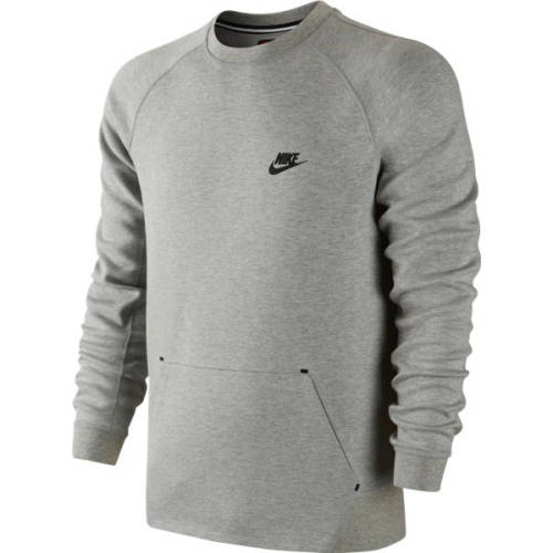 Original Mens Nike TECH FLEECE CREW 545163 066 Size Extra Large