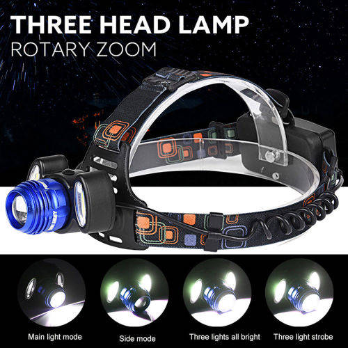 Headlight XML T6 LED Headlamp Rechargeable Headlight Head Torch Light Lamp