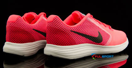 Original Women's NIKE Revolution 3 Sneakers Hot Punch/ Black 819303 602 UK Size 5 (SA 5)