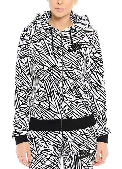 Original Womens NIKE RALLY Full ZIP HOODIE - 726045 010 Size Large