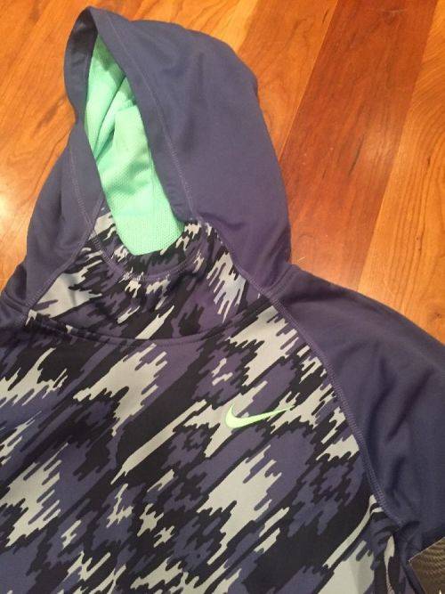Original Nike Youth Girls Therma Training Hoodie Purple 806015 508 Size Medium
