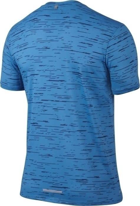 Original Mens Nike Dri-FIT Cool Tailwind SHORT SLEEVE TOP PHOTO BLUE 800808 435 Size Large
