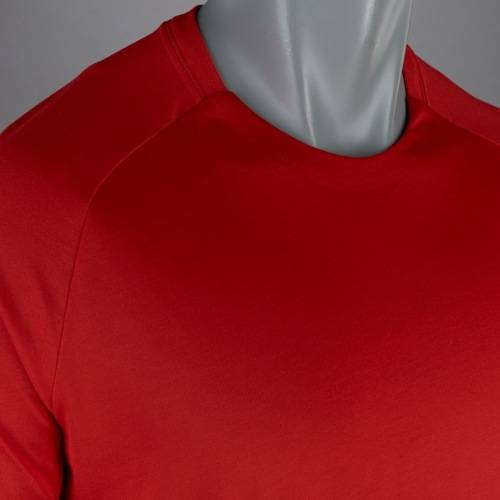 Original Nike Mens Sportswear Bonded Knit T-Shirt In Red 805122 657 Size Large