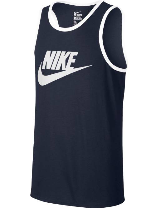Original Mens Nike Ace Logo Vest In Navy 779234 433 Size XXL