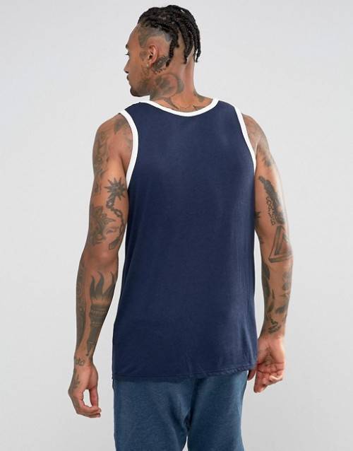 Original Mens Nike Ace Logo Vest In Navy 779234 433 Size XXL